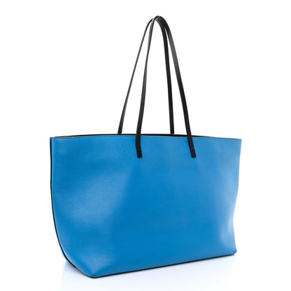 Fendi Vitello Elite Cuoio Monster Buggies Medium Roll Tote Blue Royal Black 3 of 11