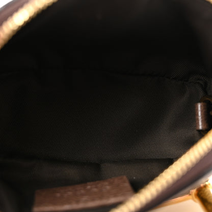 Gucci GG Supreme Monogram Web Ophidia Dome Key Pouch Beige New Acero 5 of 11