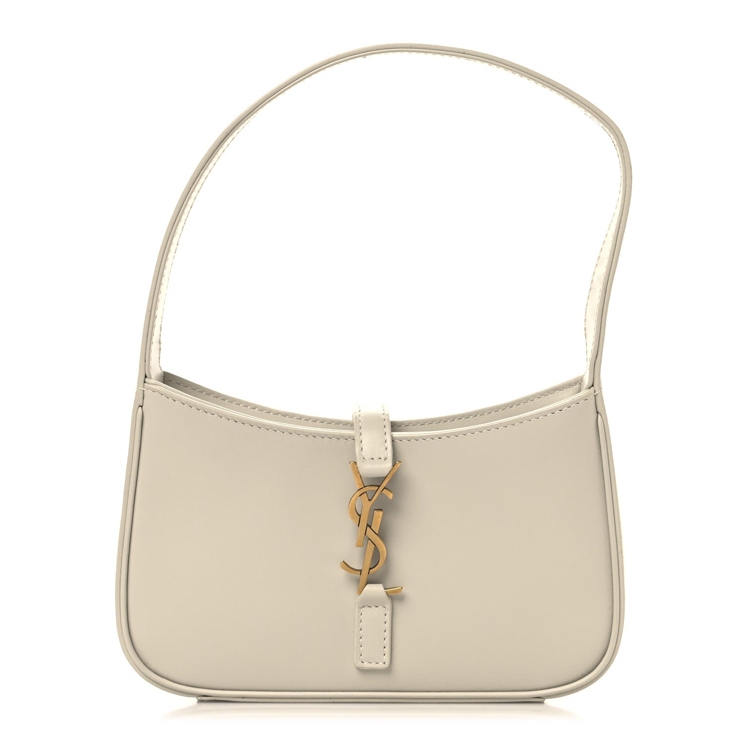 Saint Laurent Smooth Calfskin Le 5 A 7 Mini Hobo Crema Soft 1 of 9