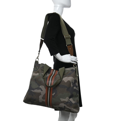 Valentino Garavani Canvas Calfskin Camouflage Tote Multicolor 2 of 8