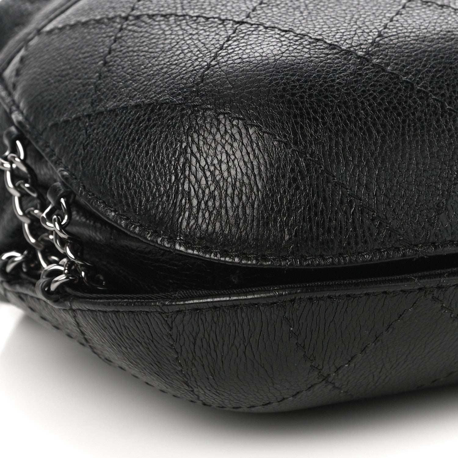 Chanel Calfskin Quilted Small Gabrielle Bucket Black 9 of 10