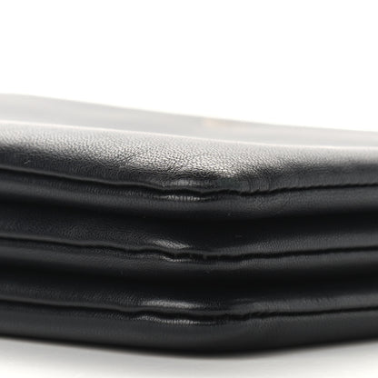 Celine Lambskin Small Trio Crossbody Bag Black 6 of 10