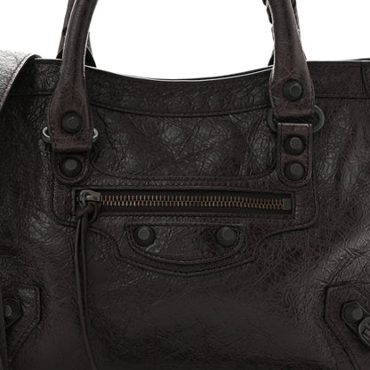 Balenciaga Agneau Arena Classic Hardware Small Le City Espresso 8 of 10