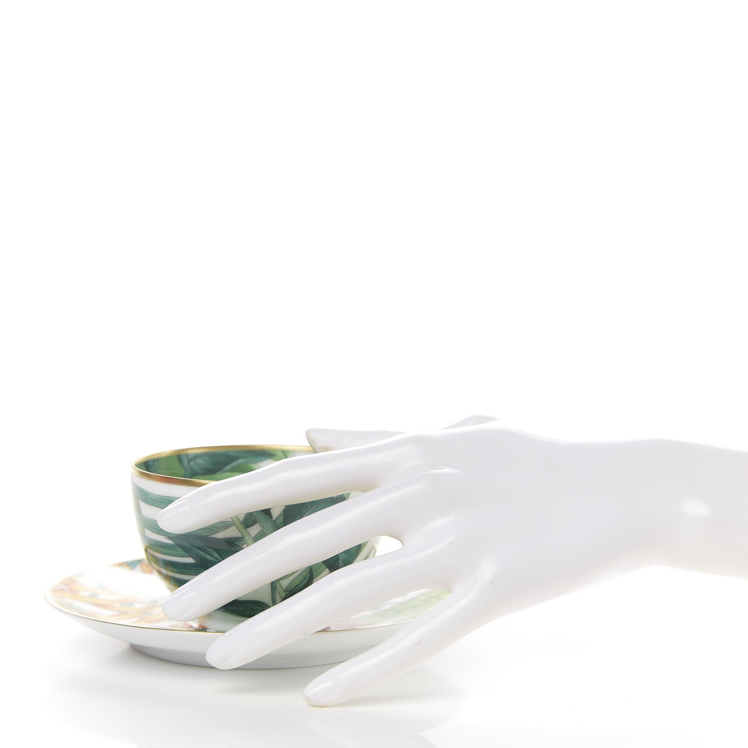 Hermes Porcelain Passifolia Tea Set 2 of 5