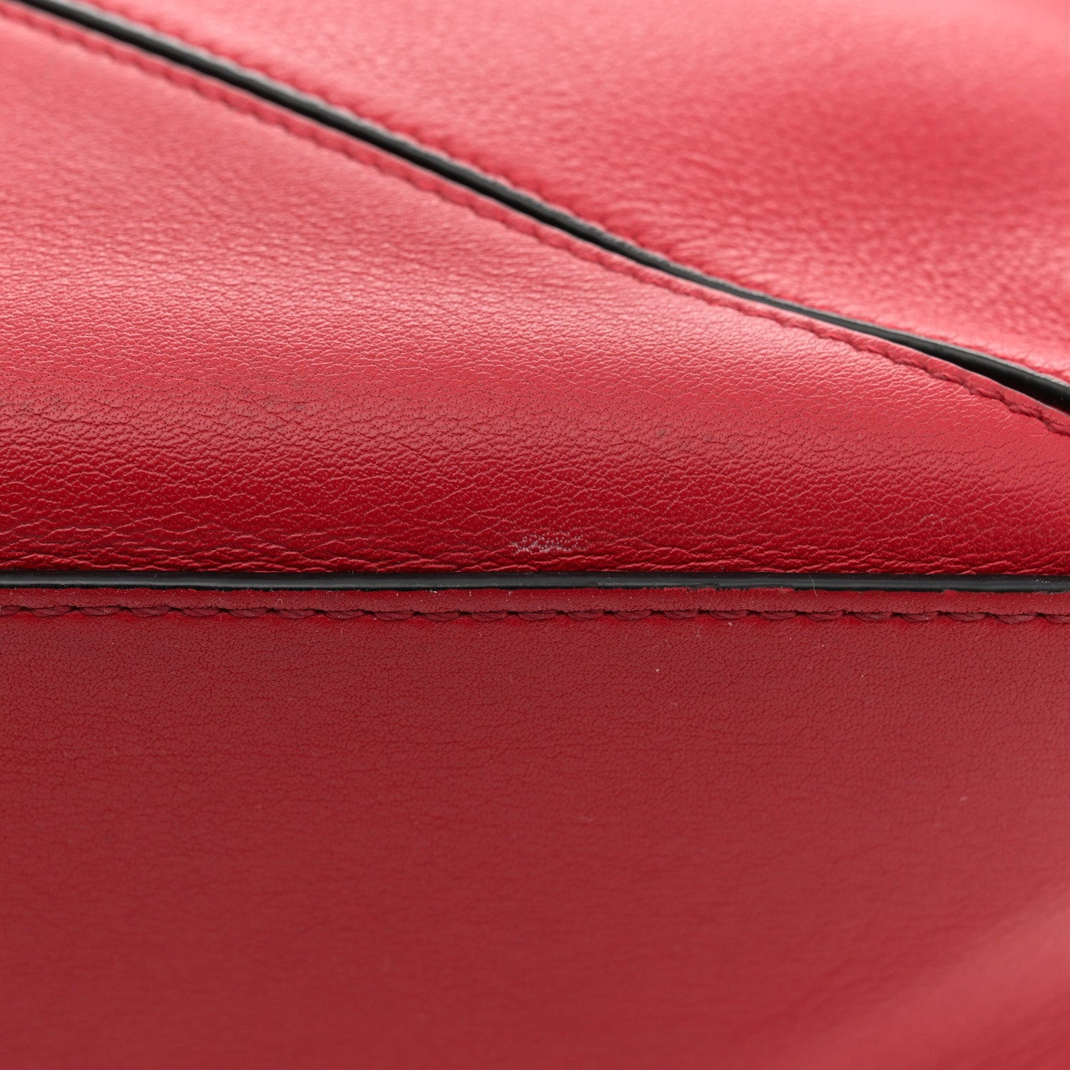 Loewe Calfskin Small Puzzle Bag Scarlet 13 of 14
