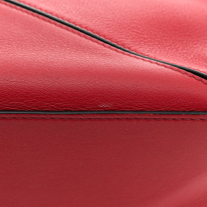 Loewe Calfskin Small Puzzle Bag Scarlet 13 of 14