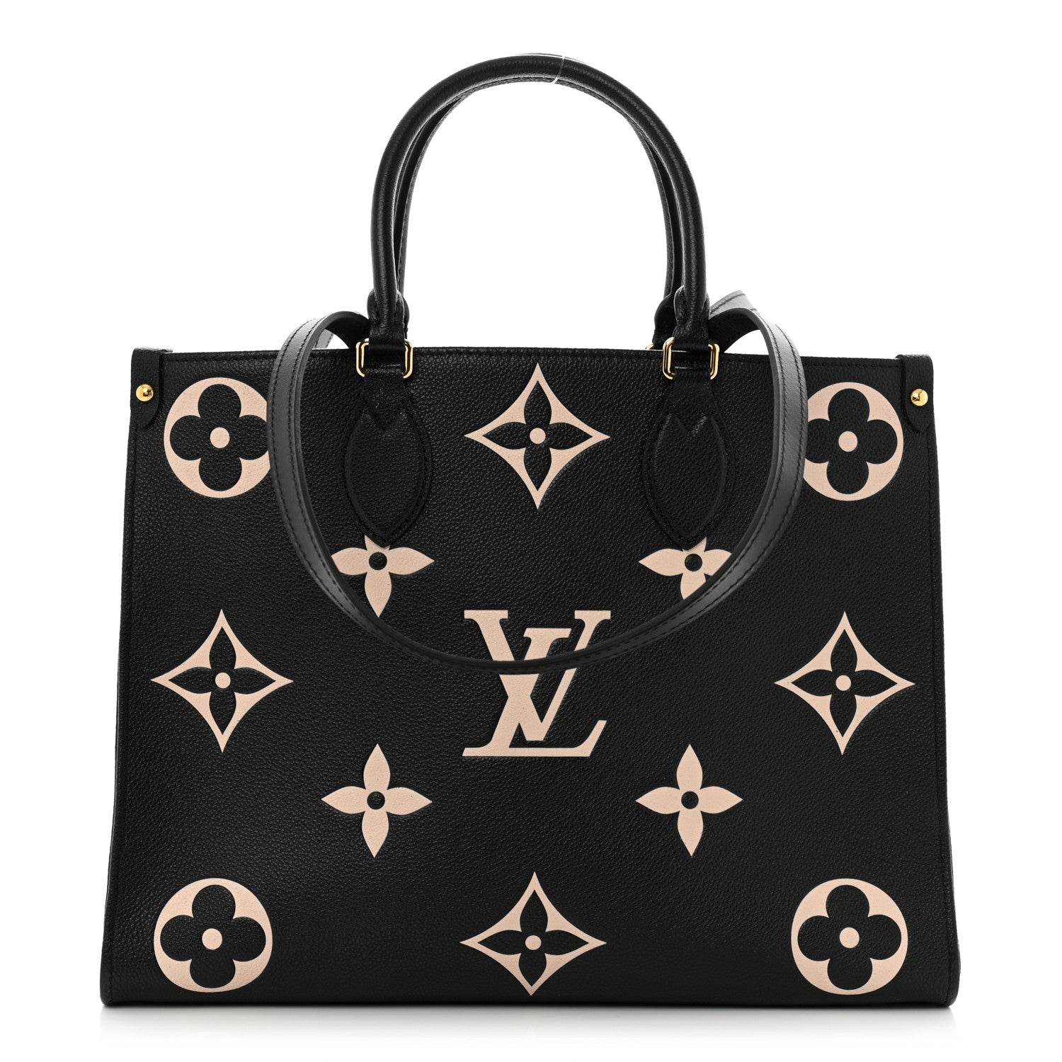 Louis Vuitton Empreinte Monogram Giant Onthego MM Black Beige 1 of 11