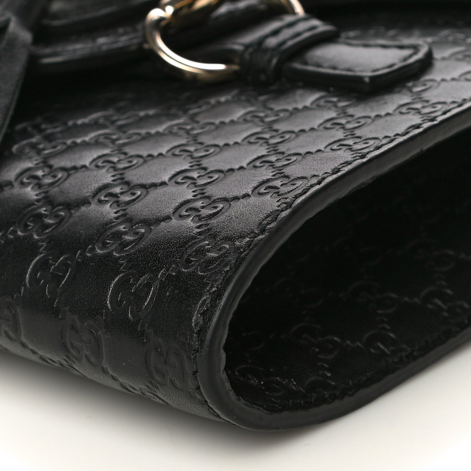 Gucci Microguccissima Mini Emily Shoulder Bag Black 9 of 19