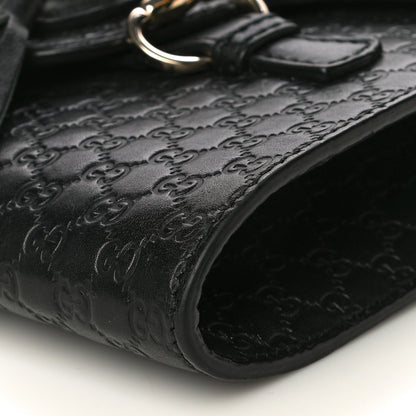 Gucci Microguccissima Mini Emily Shoulder Bag Black 9 of 19