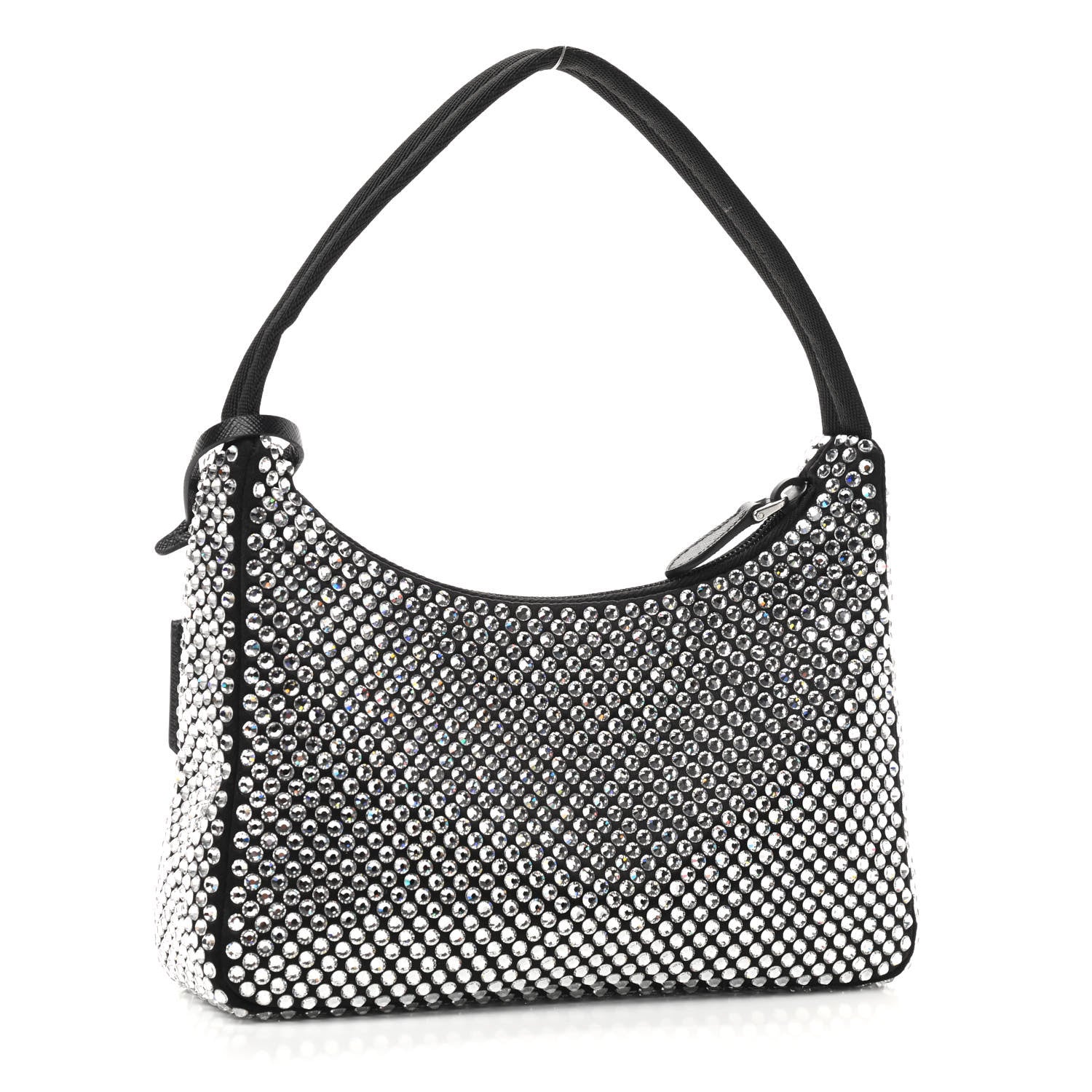 Prada Satin Crystal Mini Re-Edition 2000 Bag Cristal 3 of 9