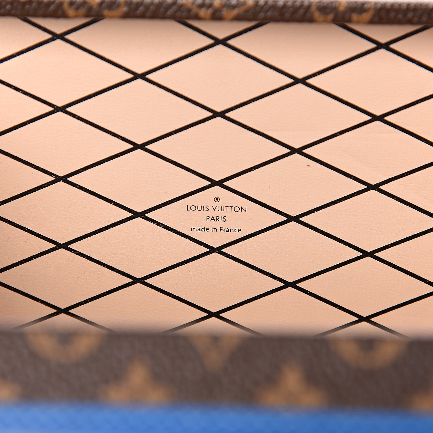 Monogram Petite Malle Blue Royal