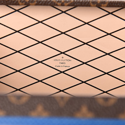 Louis Vuitton Monogram Petite Malle Blue Royal 6 of 17