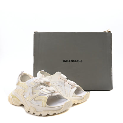 Balenciaga Neoprene Rubber Clear Sole Womens Track Sandals 36 White 9 of 9