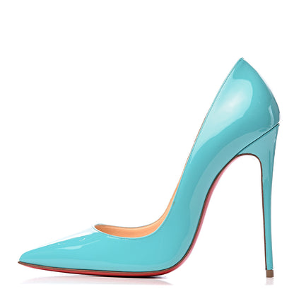 Christian Louboutin Patent So Kate 120 Pumps 37 Pacific 1 of 15