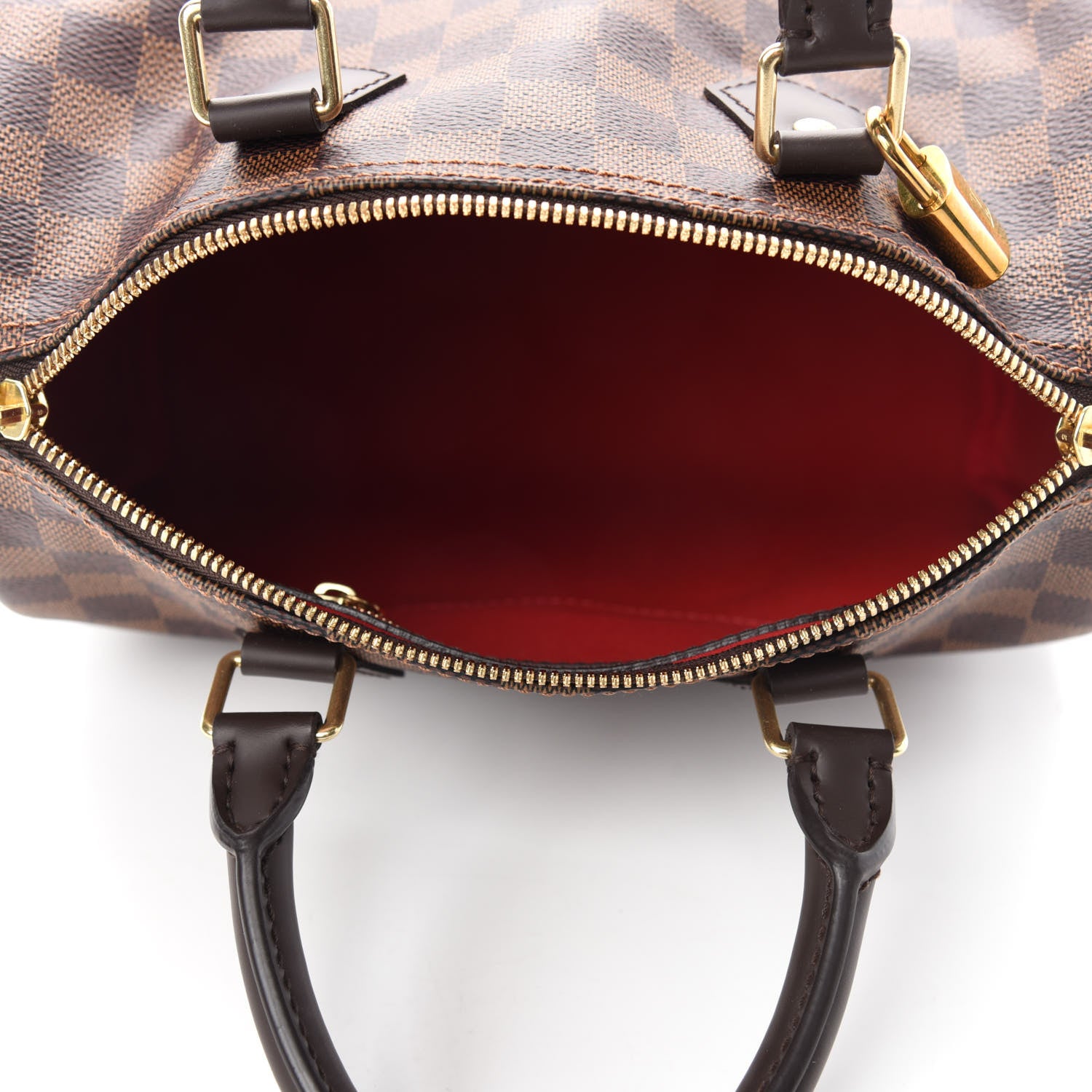 Louis Vuitton Damier Ebene Speedy Bandouliere 25 5 of 10