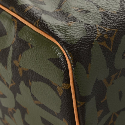 Louis Vuitton Monogram Graffiti Speedy 30 Kaki 10 of 12
