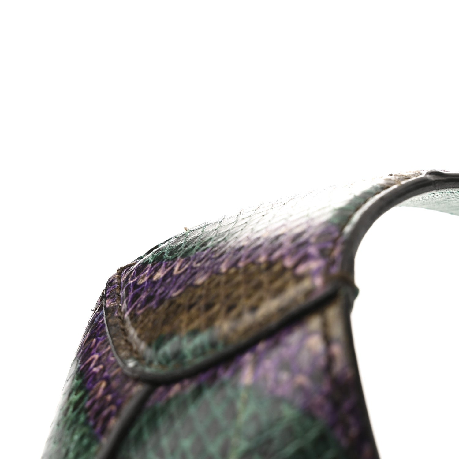Gucci Snakeskin Large Jackie Hobo Green Multicolor 13 of 13