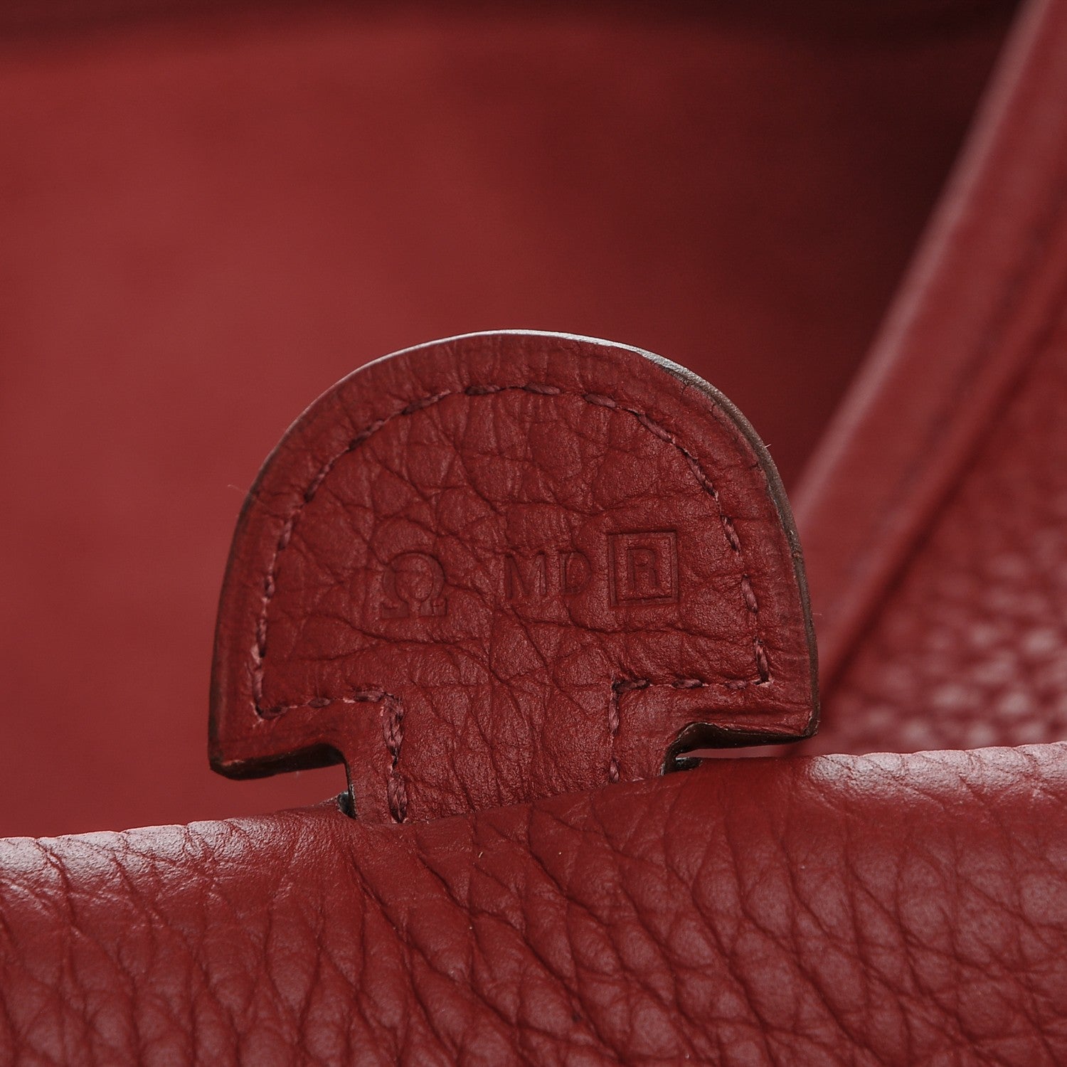 Hermes Taurillon Clemence Evelyne III PM Rouge Casaque 8 of 8