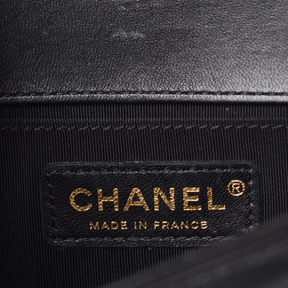 Chanel Lambskin Quilted Small Boy Flap Black 6 of 13