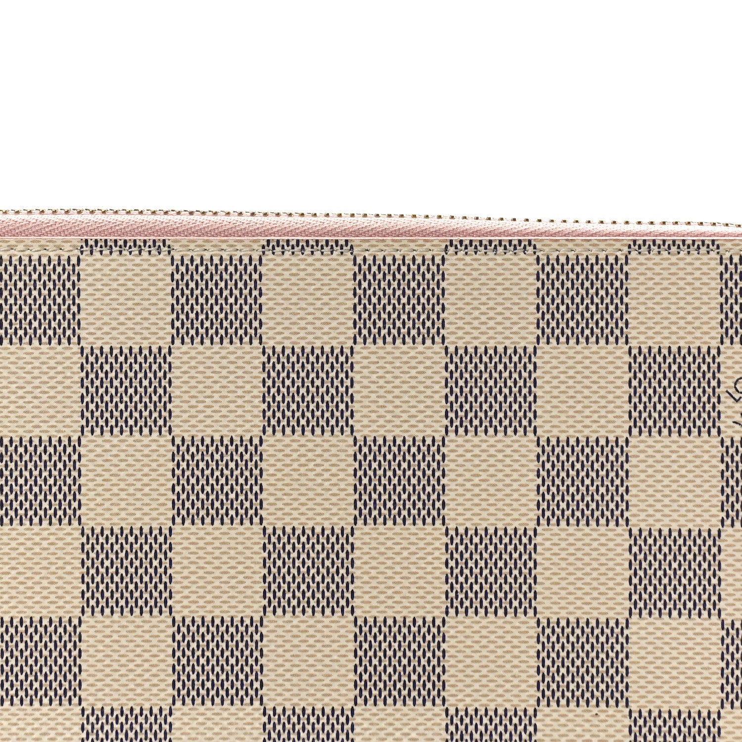 Louis Vuitton Damier Azur Zippy Wallet Rose Ballerine 7 of 7