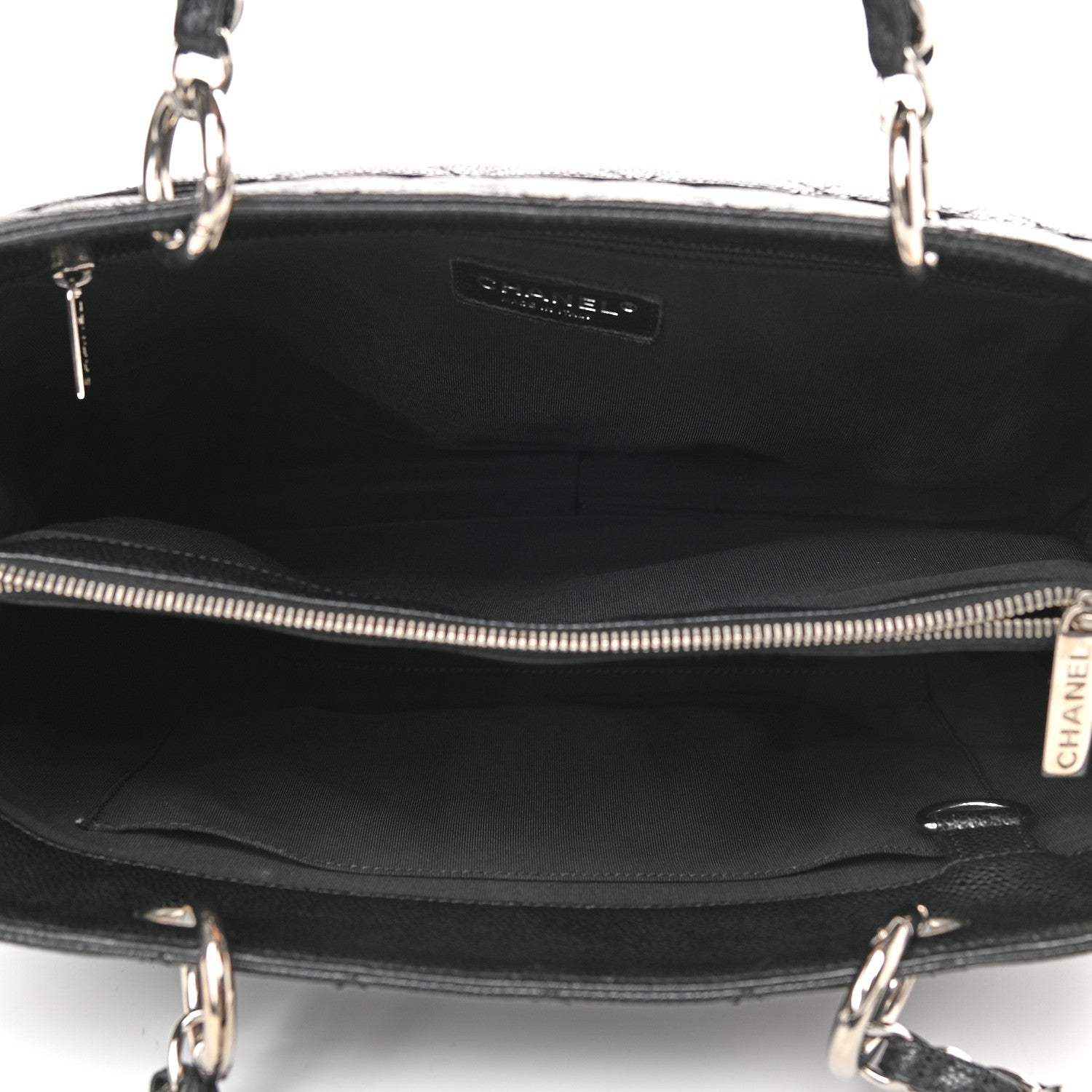 Chanel Caviar Quilted Grand Shopping Tote GST Black 5 of 10