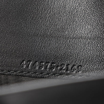 Gucci Velvet Matelasse GG Marmont Chain Wallet Black 7 of 12