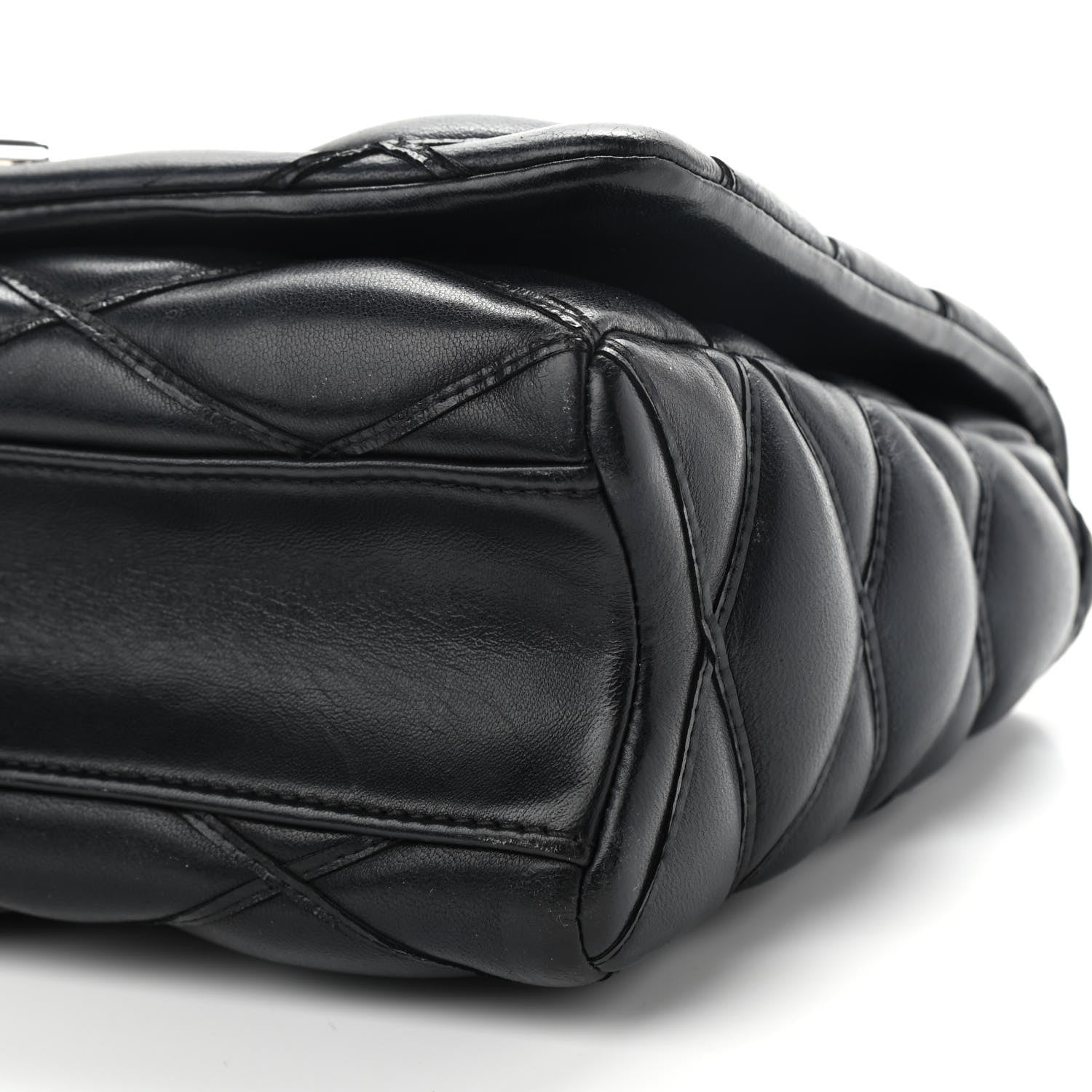 Louis Vuitton Lambskin Malletage GO-14 MM Black 9 of 10