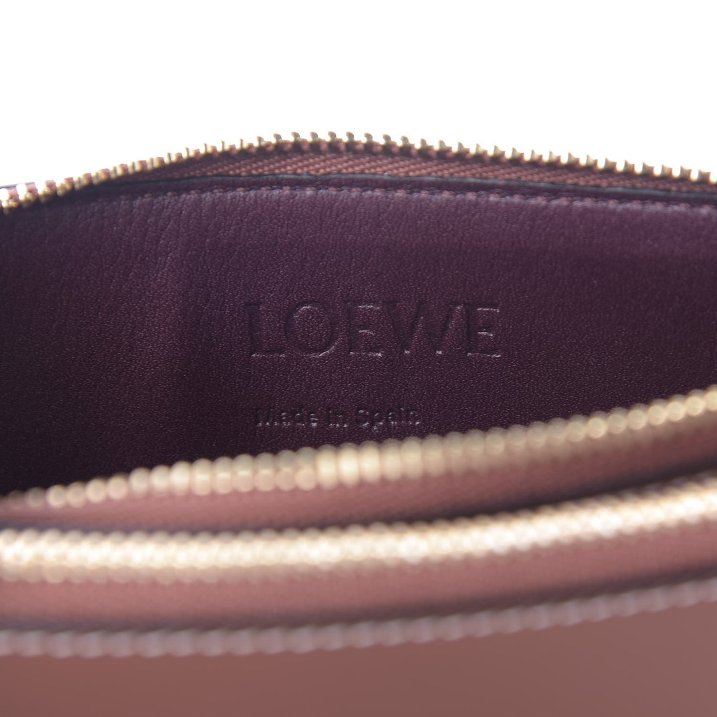 Calfskin Gate Double Zip Pouch Crossbody Brick
