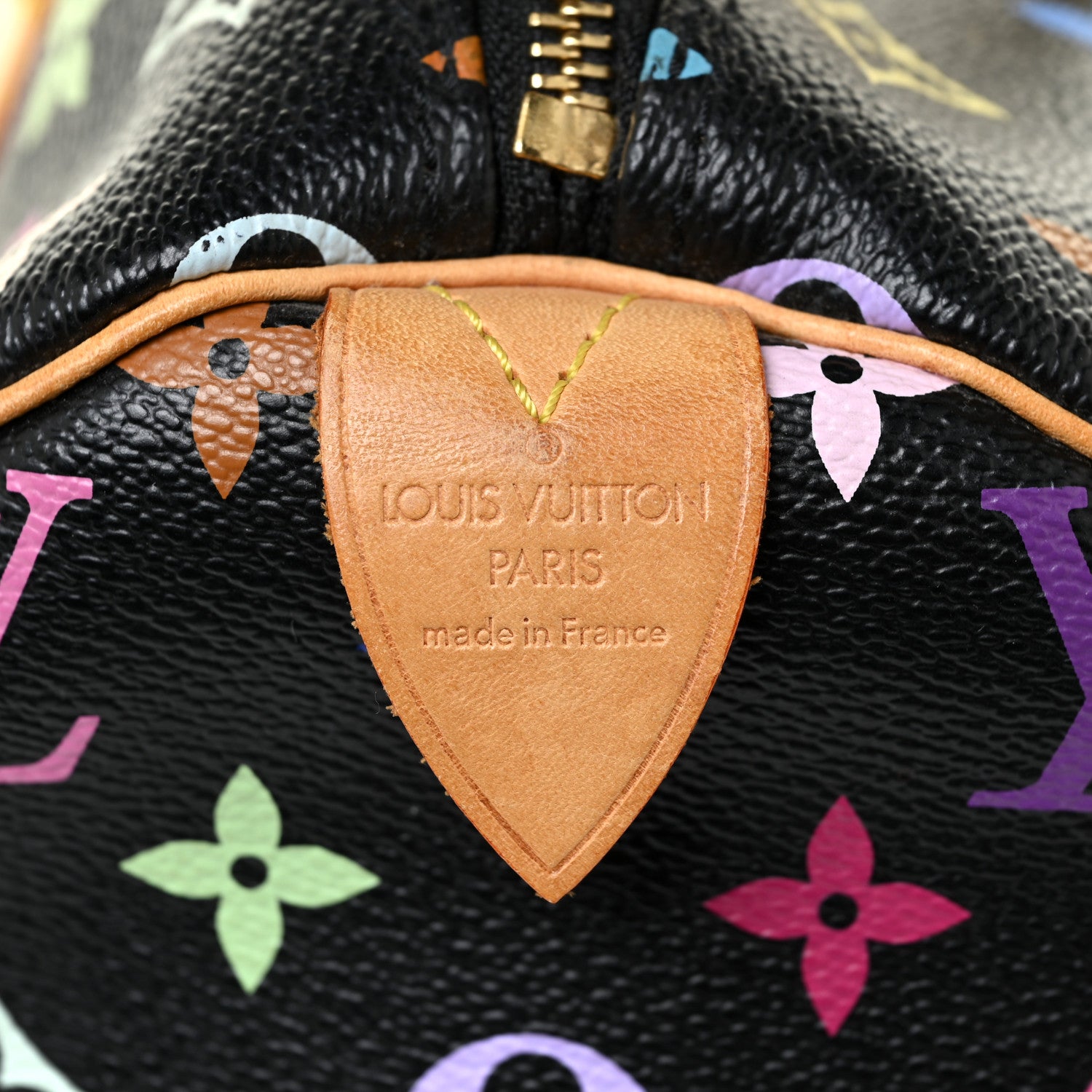 Louis Vuitton Monogram Multicolor Speedy 30 Black 6 of 20