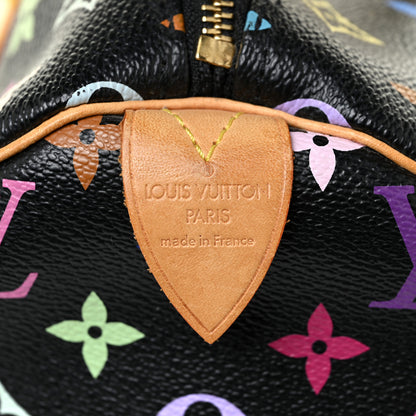 Louis Vuitton Monogram Multicolor Speedy 30 Black 6 of 20