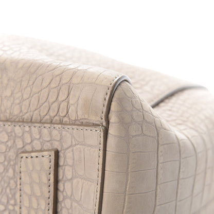 Givenchy Nubuck Crocodile Embossed Medium Antigona Beige 11 of 14