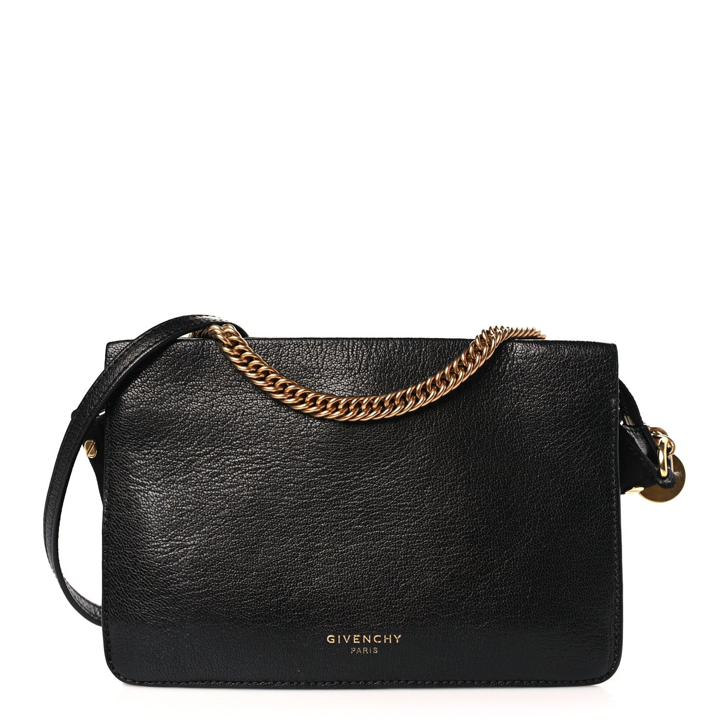 Givenchy Goatskin Suede Cross 3 Crossbody Bag Black 1 of 14