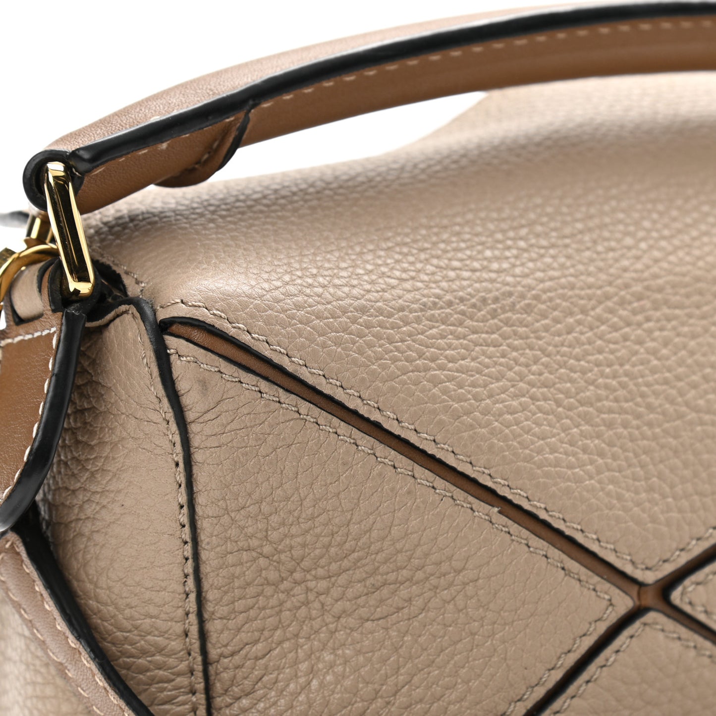 Calfskin Mini Puzzle Bag Sand Mink