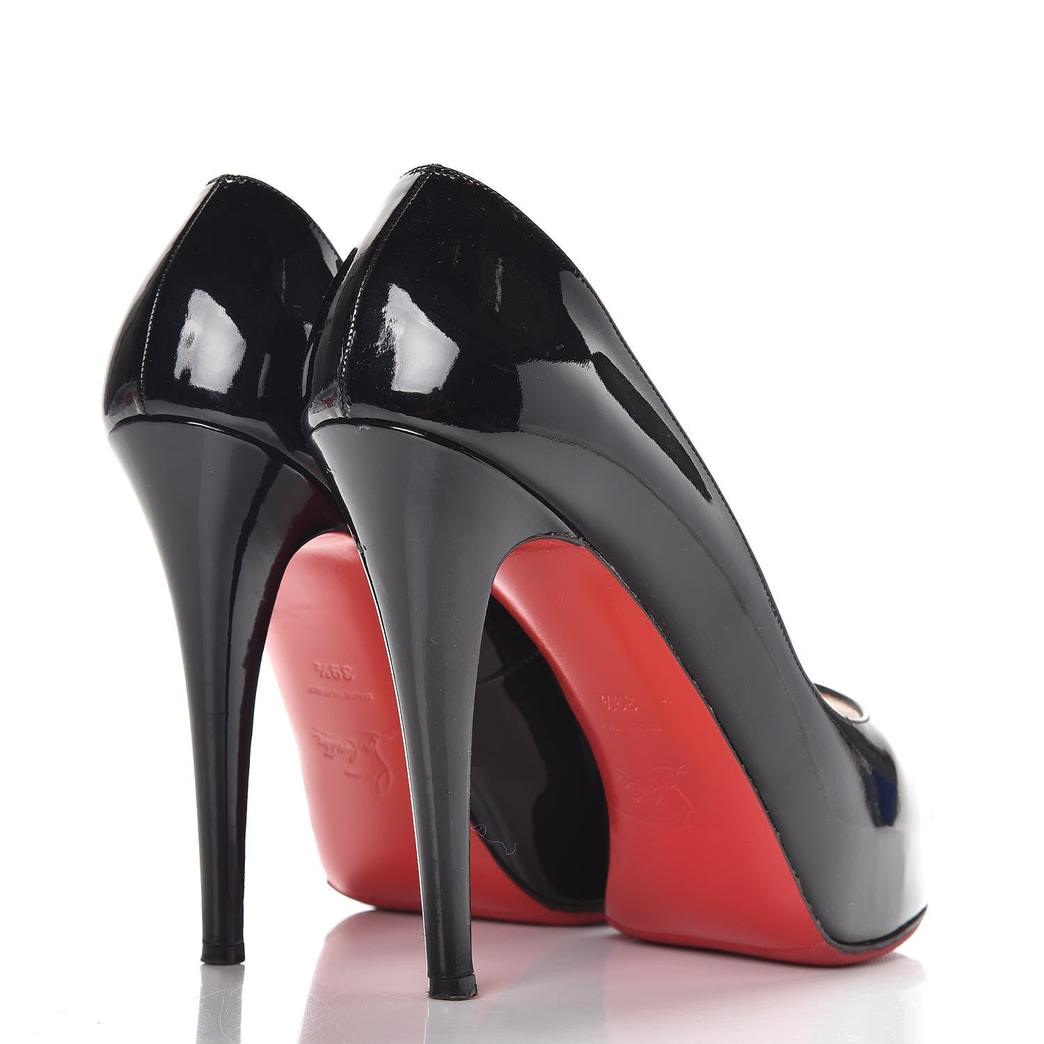 Christian Louboutin Patent Very Prive 120 Pumps 39.5 Black 4 of 14