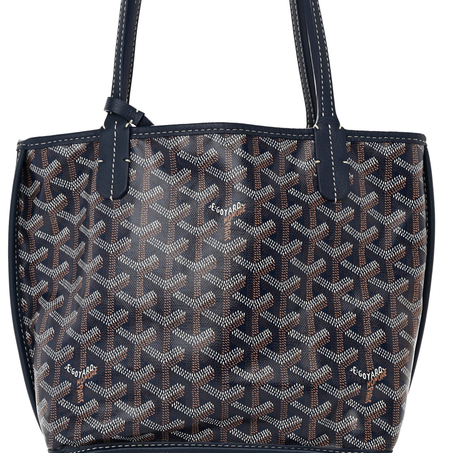 Goyard Goyardine Reversible Mini Anjou Navy 11 of 16