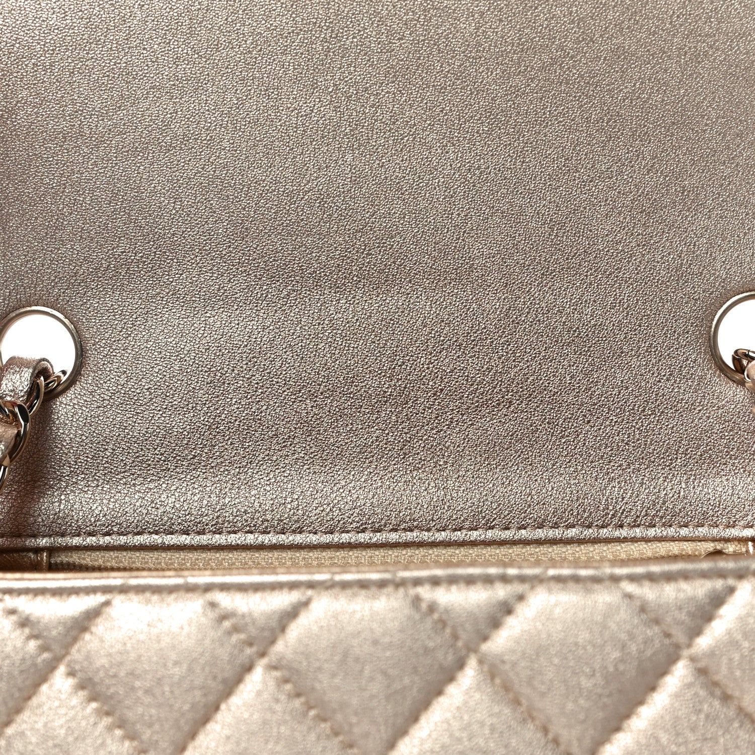 Chanel Metallic Lambskin Quilted Mini Square Flap Gold 10 of 10