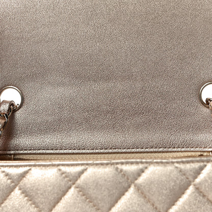 Chanel Metallic Lambskin Quilted Mini Square Flap Gold 10 of 10