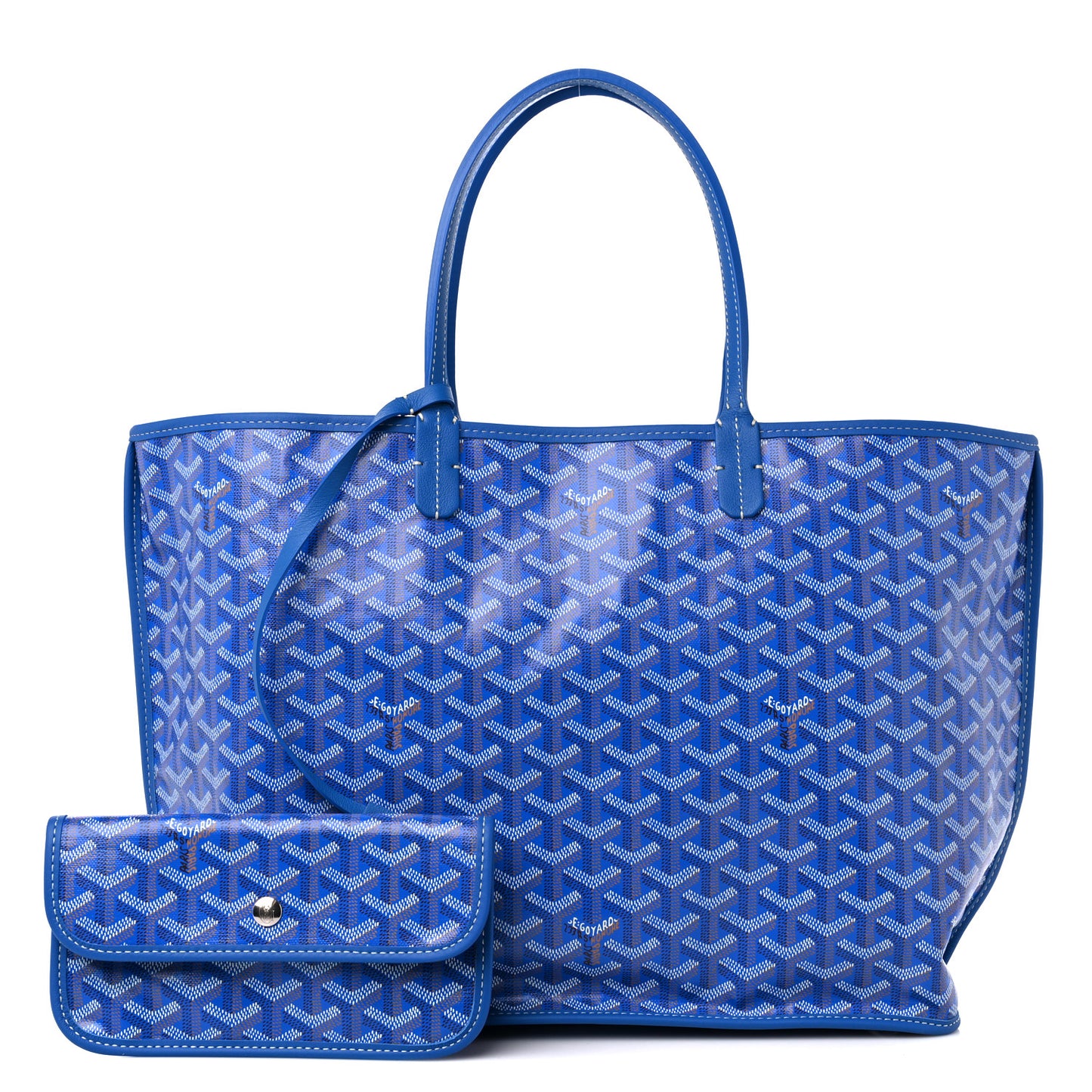 Goyardine Reversible Anjou PM Sky Blue