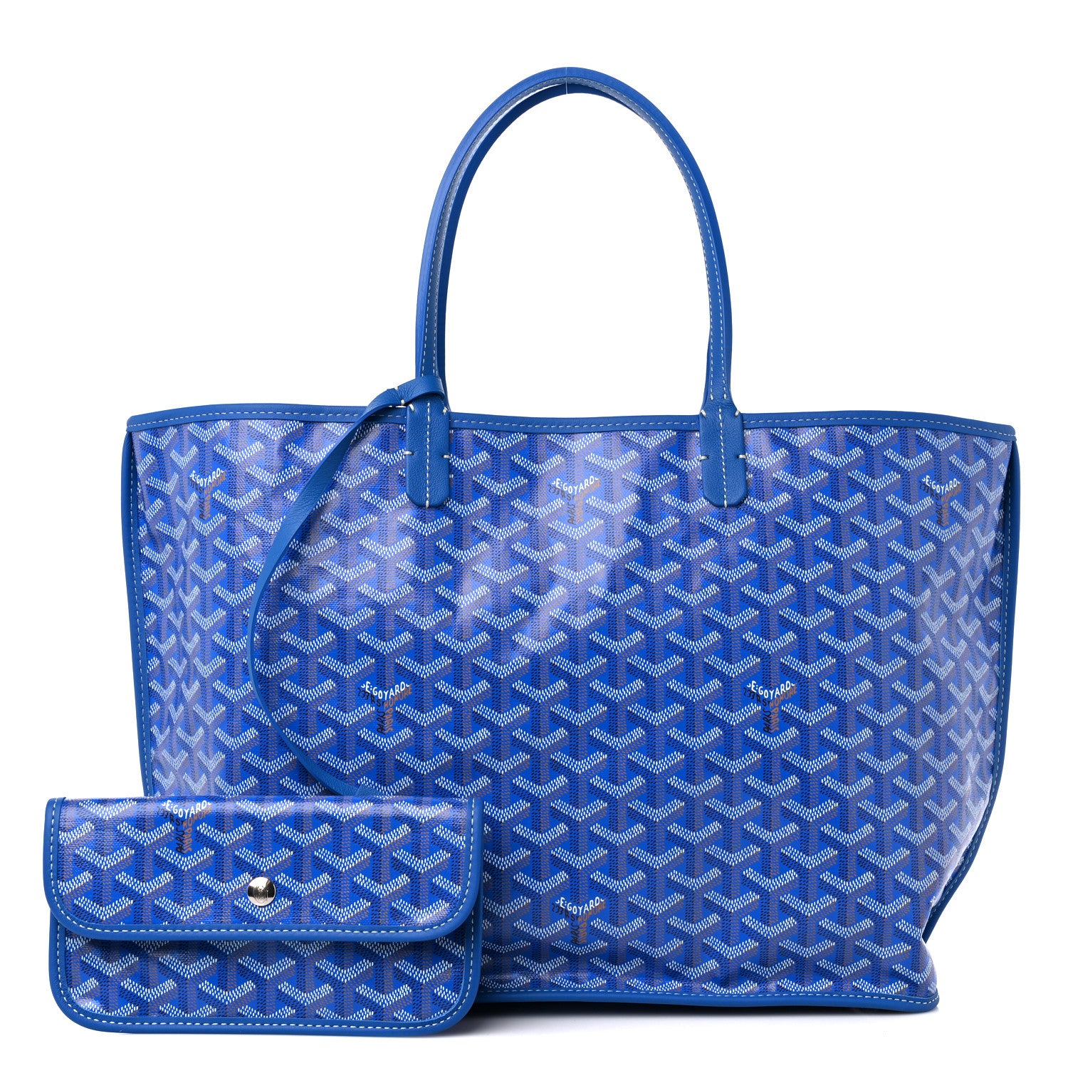Goyard Goyardine Reversible Anjou PM Sky Blue 1 of 17