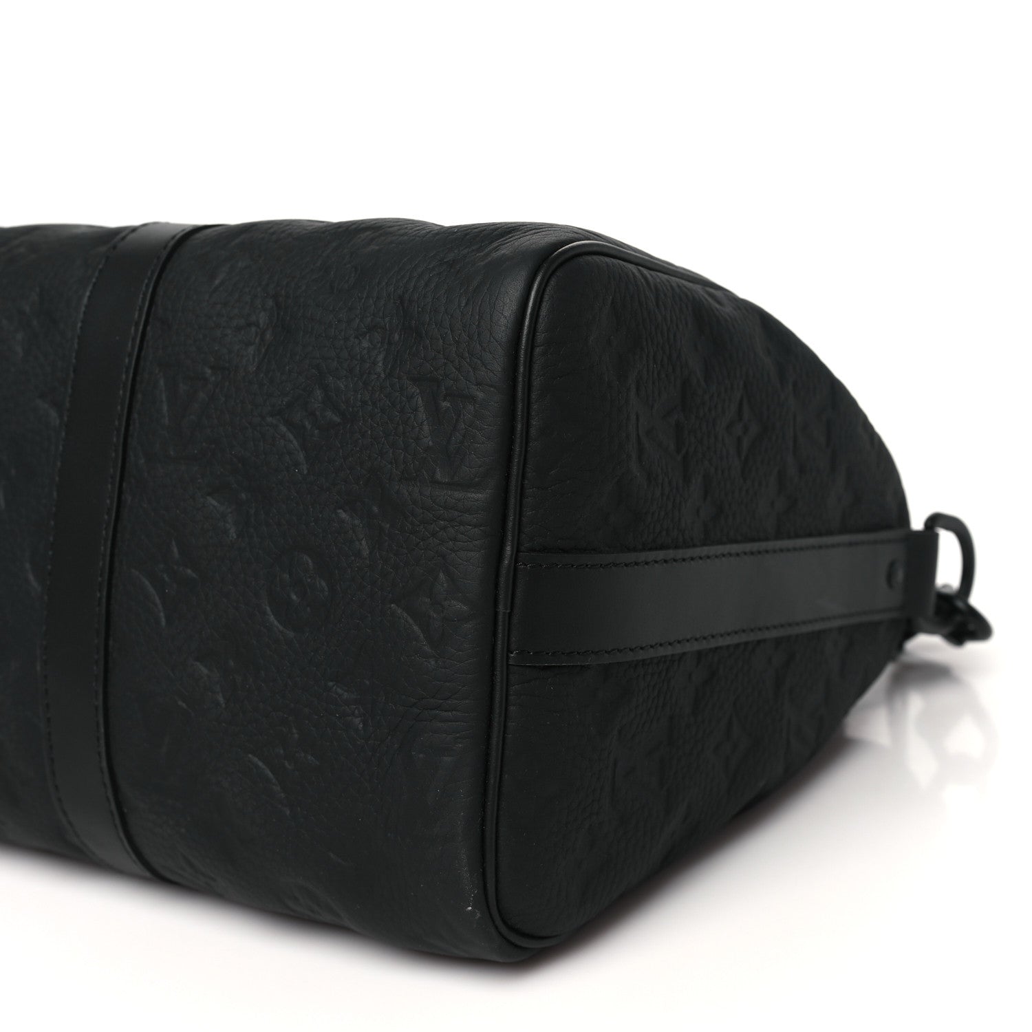 Louis Vuitton Monogram Taurillon Keepall Bandouliere 35 Black 9 of 9
