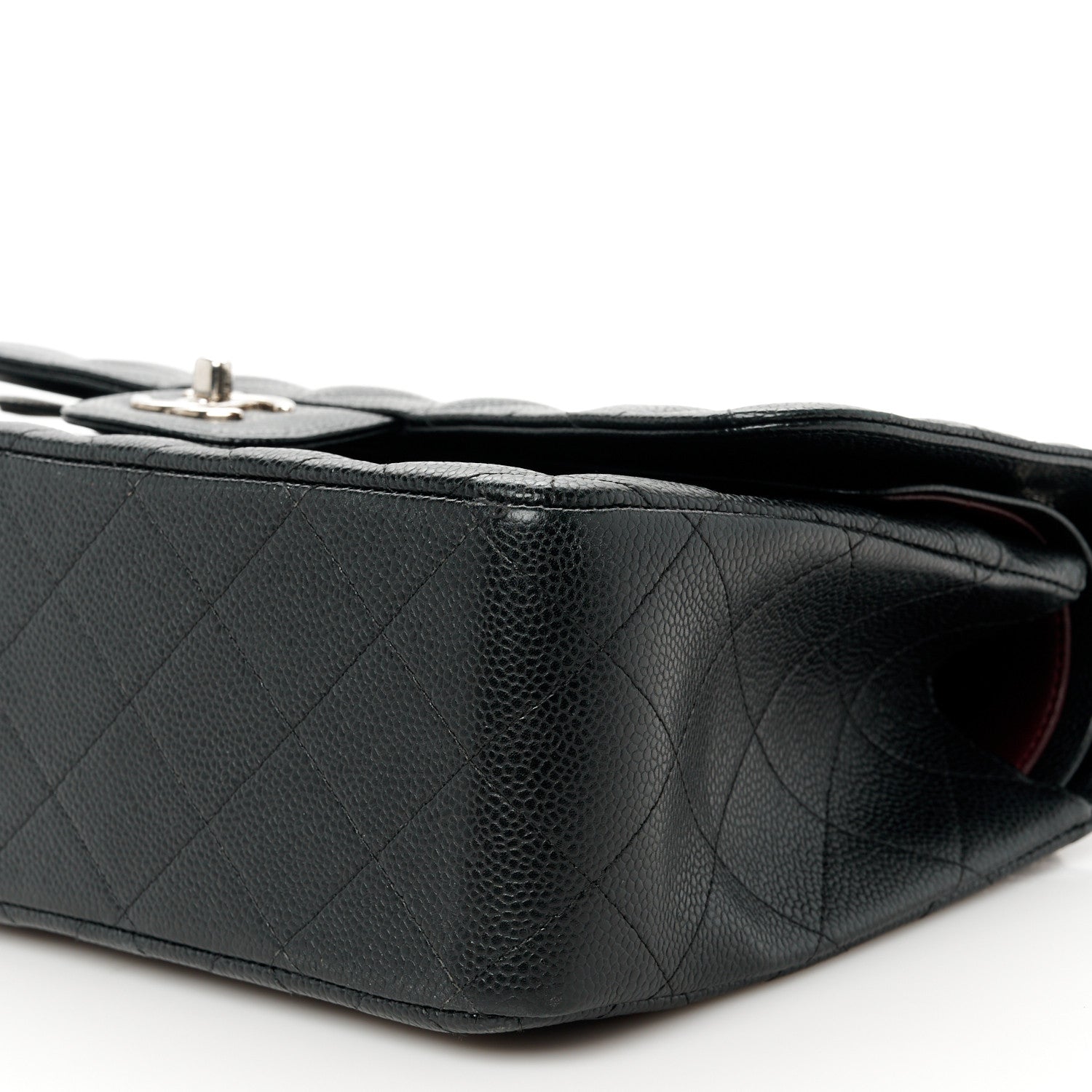 Chanel Caviar Quilted Jumbo Double Flap Black 12 of 12