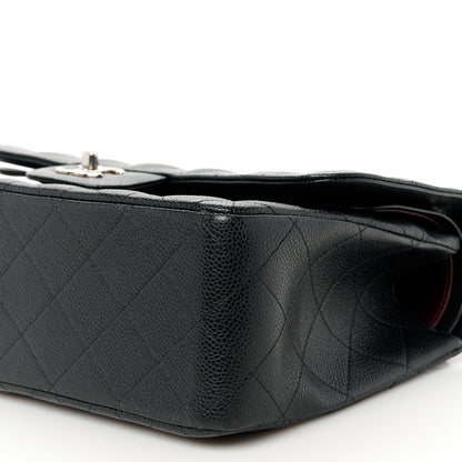 Chanel Caviar Quilted Jumbo Double Flap Black 12 of 12