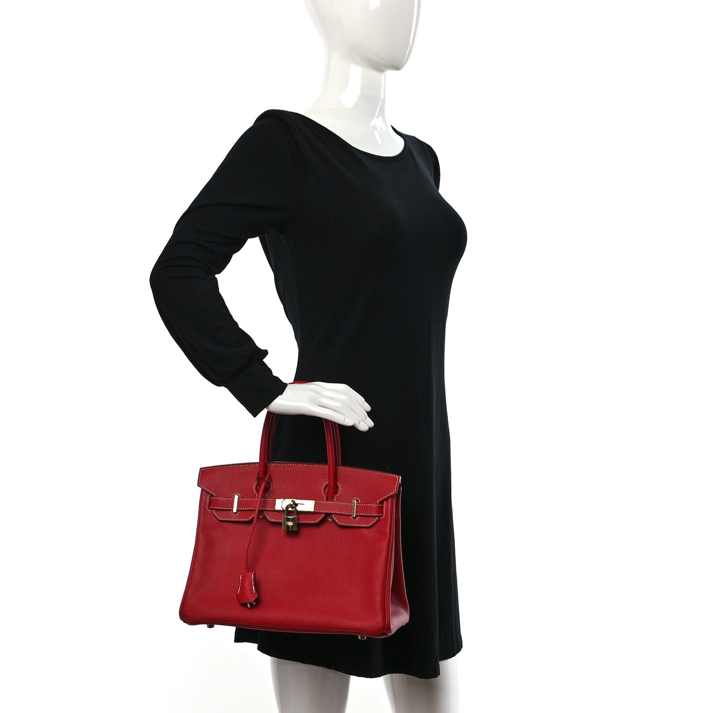 Epsom Candy Birkin 30 Rouge Casaque Bleu Thalassa