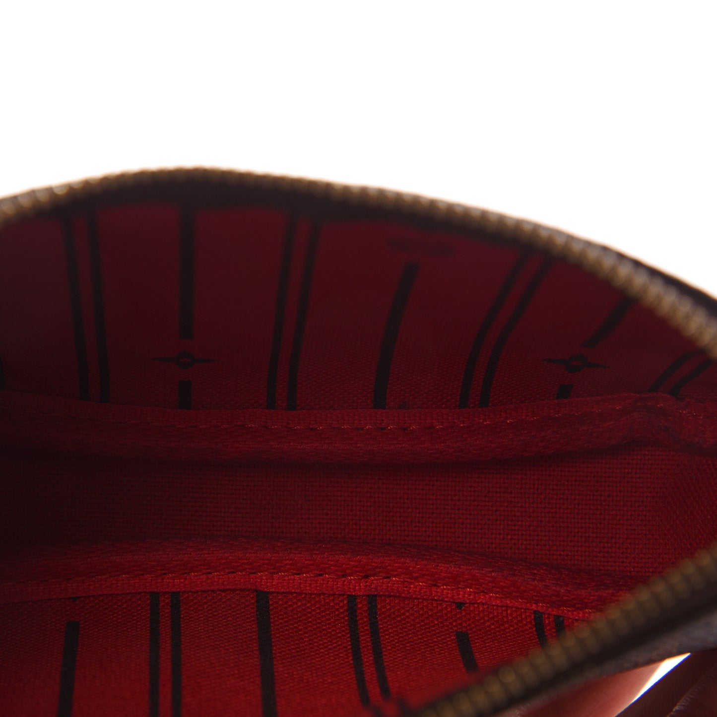 Damier Ebene Complice Trunks and Bags Mini Pochette Accessories Red