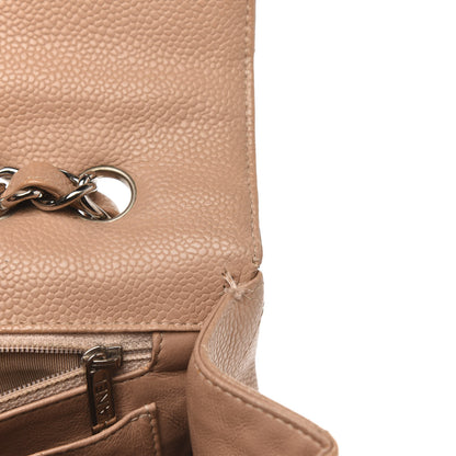 Chanel Caviar Quilted Jumbo Single Flap Beige 12 of 17