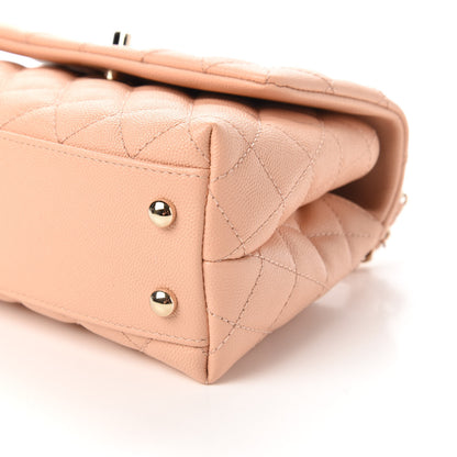 Chanel Caviar Quilted Mini Coco Handle Flap Light Pink 7 of 11