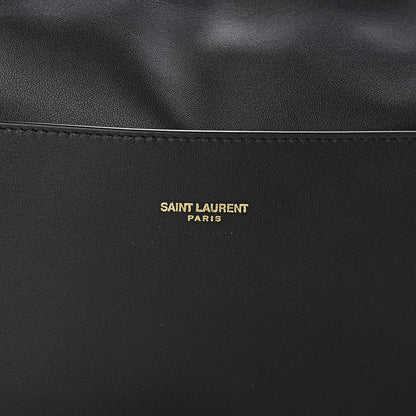 Saint Laurent Smooth Calfskin Suede Medium Reversible Monogram Kate Satchel Black 9 of 15
