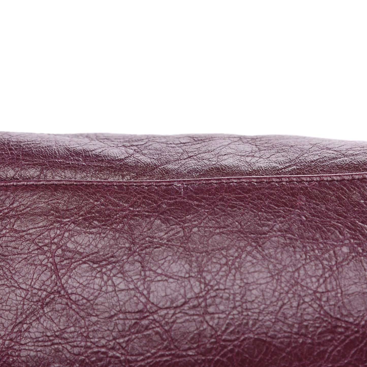 Agneau Classic Gold Hardware City Violet Prune