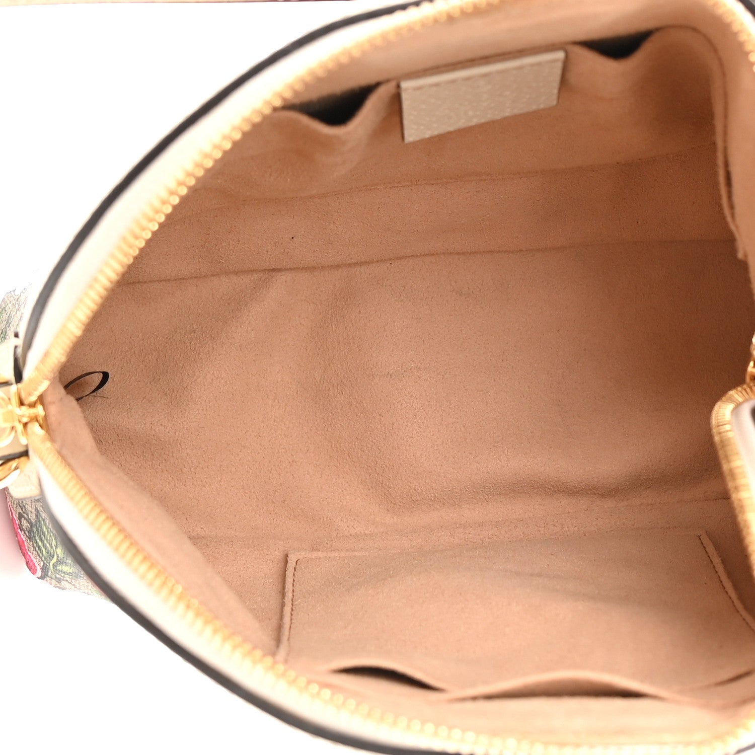 Gucci GG Supreme Monogram Flora Web GG Small Ophidia Dome Shoulder Bag White 5 of 14