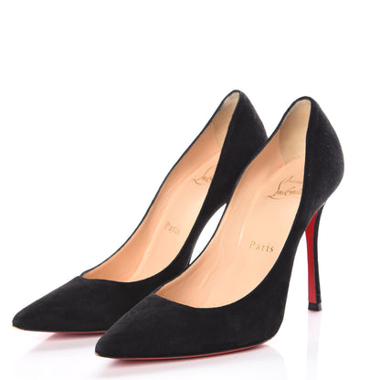 Christian Louboutin Veau Velours Decollete 554 100 Pumps 35.5 Black 3 of 9